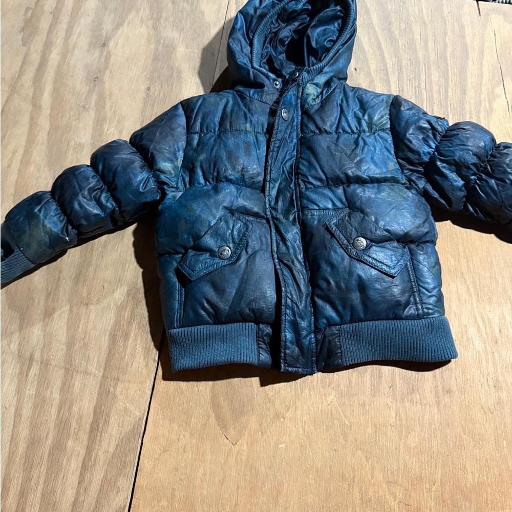 Kids Appaman multi-Blue Puffer Jacket